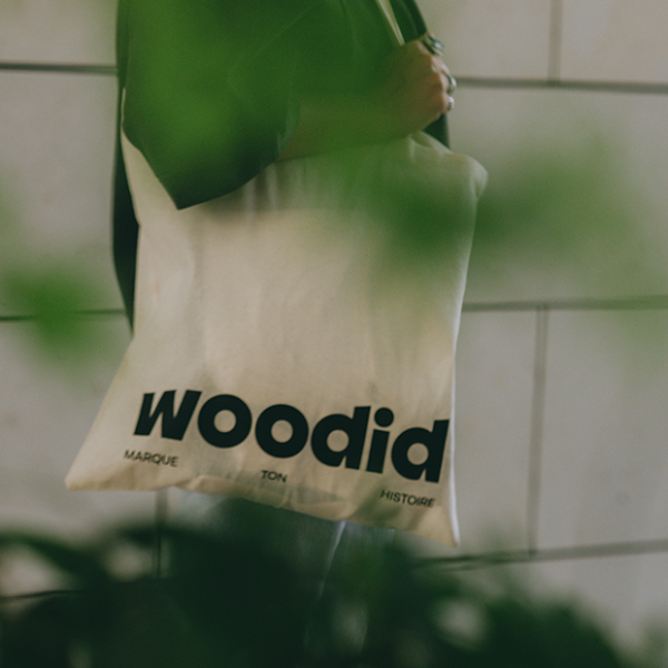 Tote bag Woodid