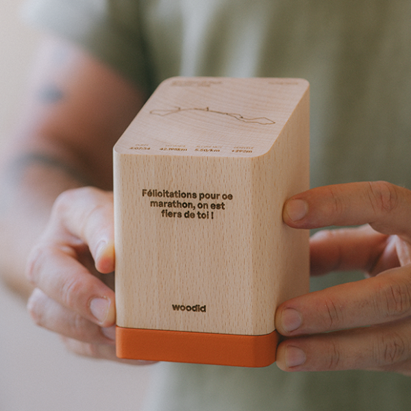 Cadeau trophée Woodid Marathon